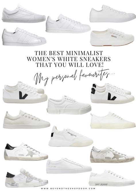 minimalist white sneakers women's.